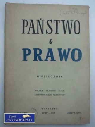 PAŃSTWO I PRAWO ZESZYT 2 (276)