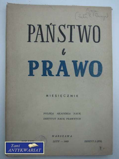 PAŃSTWO I PRAWO ZESZYT 2 (276)