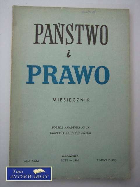PAŃSTWO I PRAWO ZESZYT 2 (336)