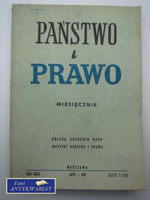PAŃSTWO I PRAWO ZESZYT 2 (372)