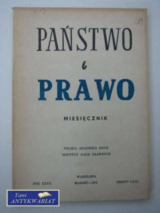 PAŃSTWO I PRAWO ZESZYT 3 (313)