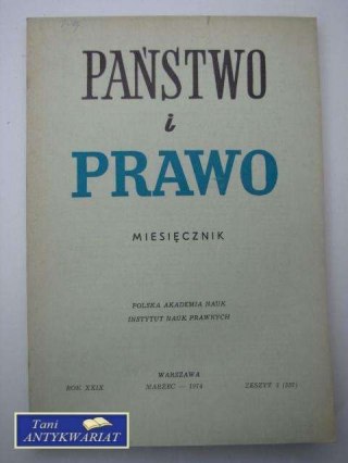 PAŃSTWO I PRAWO ZESZYT 3 (337)