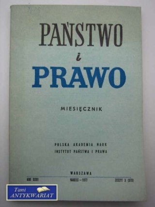 PAŃSTWO I PRAWO ZESZYT 3 (373)