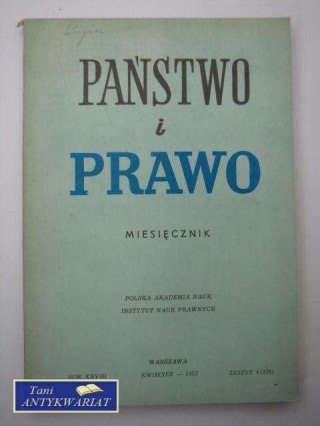 PAŃSTWO I PRAWO ZESZYT 4 (326)