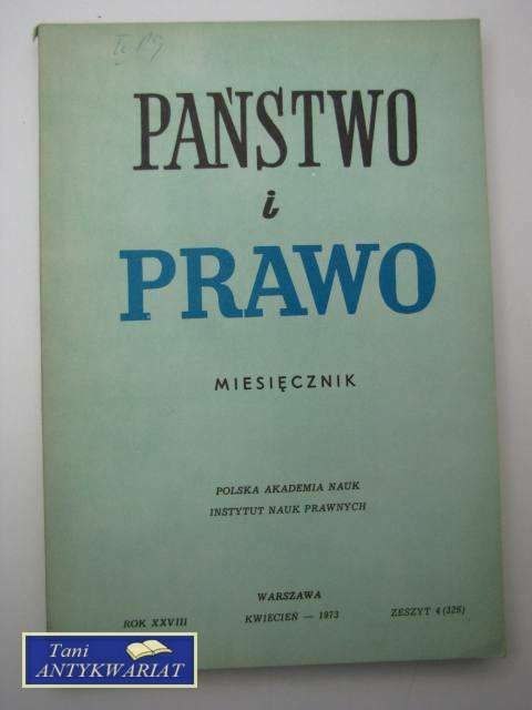 PAŃSTWO I PRAWO ZESZYT 4 (326)
