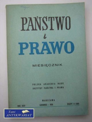 PAŃSTWO I PRAWO ZESZYT 6 (364)
