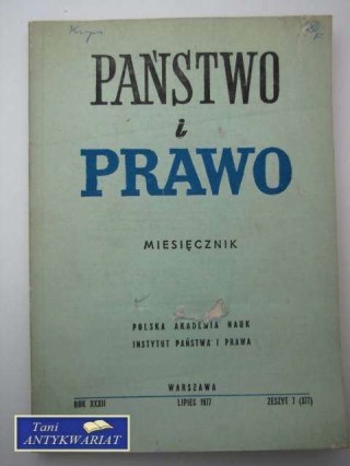 PAŃSTWO I PRAWO ZESZYT 7 (377)