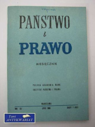 PAŃSTWO I PRAWO ZESZYT 7 (485)