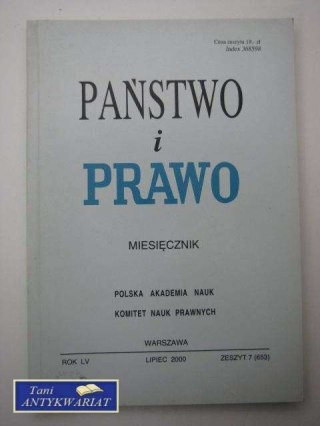 PAŃSTWO I PRAWO ZESZYT 7 (653)