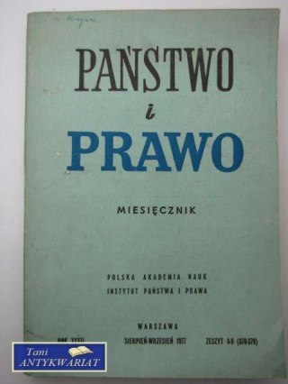 PAŃSTWO I PRAWO ZESZYT 8-9 (378-379)