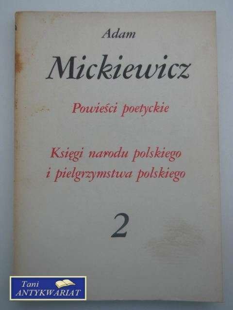 POWIEŚCI POETYCKIE, KSIĘGI NARODU POLSKIEGO