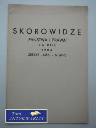 SKOROWIDZE PAŃSTWA I PRAWA