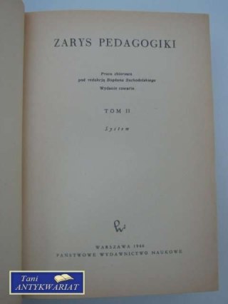 ZARYS PEDAGOGIKI TOM II