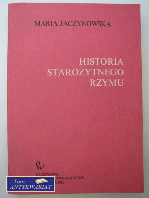 HISTORIA STAROŻYTNEGO RZYMU