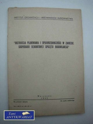 INSTRUKCJA PLANOWANIA I SPRAWOZDAWCZOŚCI W ZAKRESIE GOS