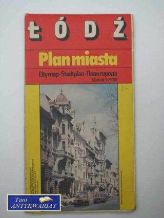 ŁÓDŹ PLAN MIASTA