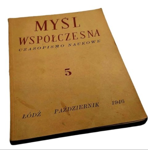 MYŚL WSPÓŁCZESNA 5 wyd. z 1946 roku