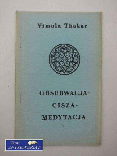 OBSERWACJA CISZA MEDYTACJA