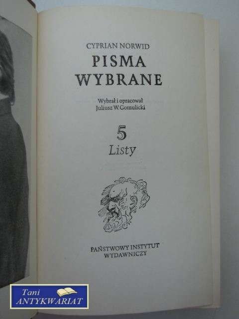 PISMA WYBRANE 5 LISTY