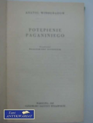 POTĘPIENIE PAGANINIEGO