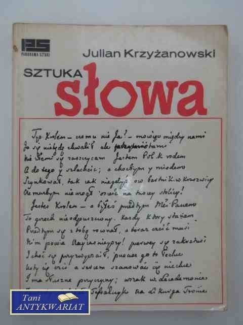 SZTUKA SŁOWA