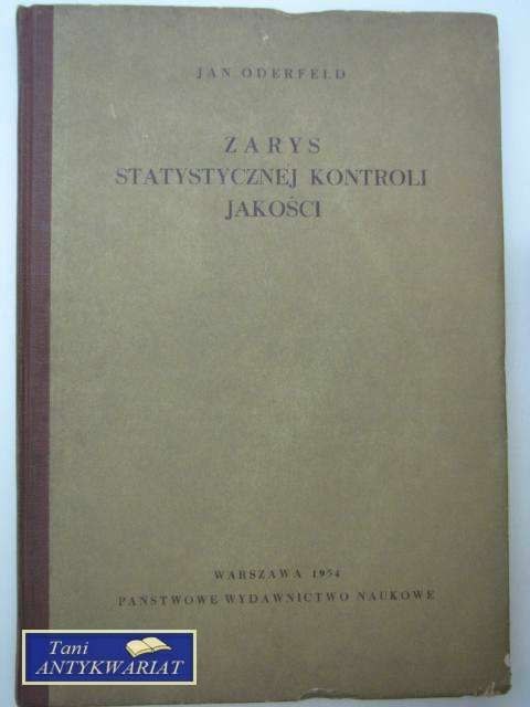 ZARYS STATYSTYCZNEJ KONTROLI JAKOŚCI