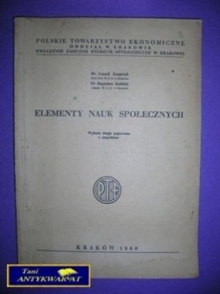ELEMENTY NAUK SPOŁECZNYCH