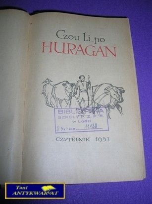 HURAGAN- Czou Li-Po