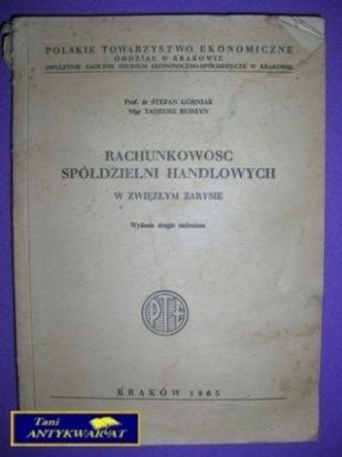 RACHUNKOWOŚĆ SPÓŁDZIELNI HANDLOWYCH