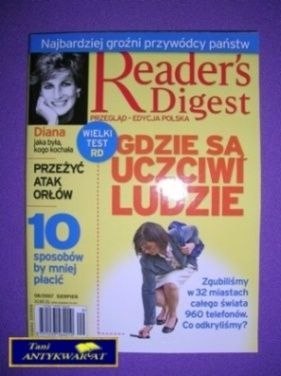READER'S DIGEST 08/2007 SIERPIEŃ