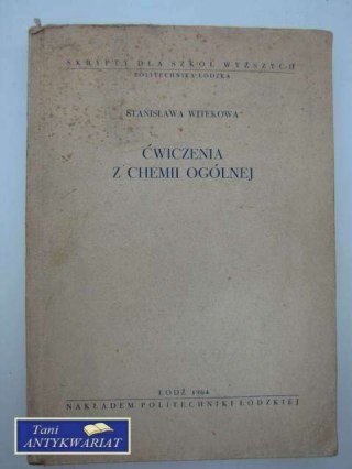 ĆWICZENIA Z CHEMII OGÓLNEJ