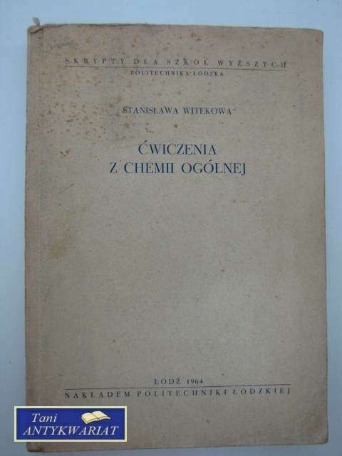 ĆWICZENIA Z CHEMII OGÓLNEJ