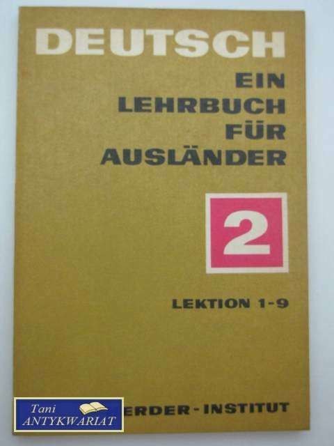 NIEMIECKI: KSIĄŻKA DO NAUKI DLA OBCOKRAJOWCÓW 2