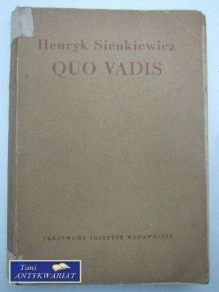 QUO VADIS TOM I