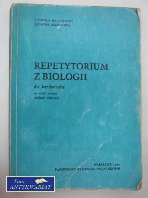 REPETYTORIUM Z BIOLOGII