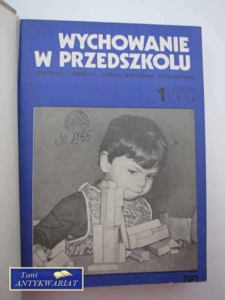 WYCHOWANIE W PRZEDSZKOLU - 1976