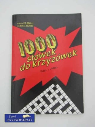 1000 SŁÓWEK DO KRZYŻÓWEK
