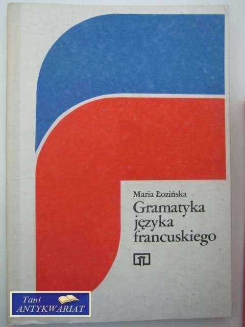 GRAMATYKA JĘZYKA FRANCUSKIEGO