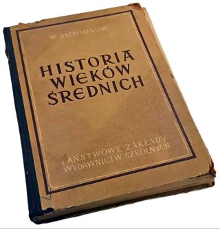 HISTORIA WIEKÓW ŚREDNICH wyd. z 1954 roku