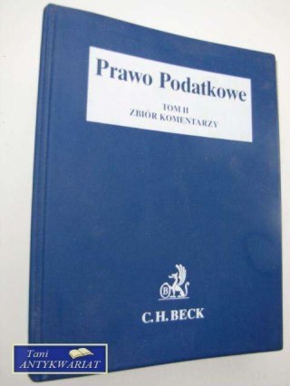 PRAWO PODATKOWE T.2 ZBIÓR KOMENTARZY