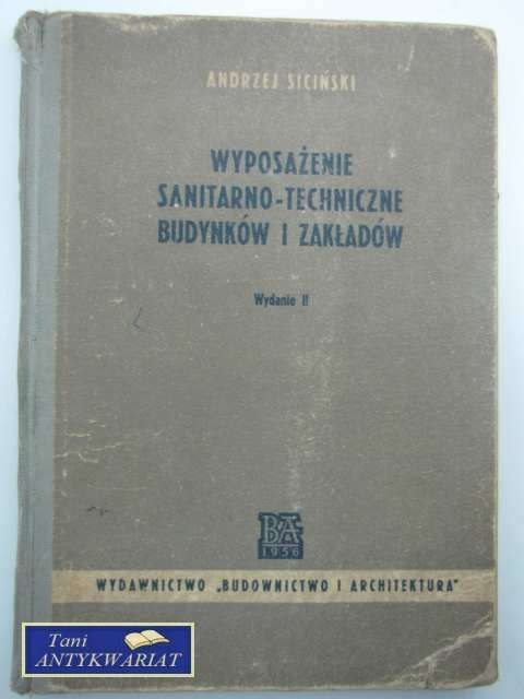 WYPOSAŻENIE SANITARNO TECHNICZNE BUDYNKÓW I ZAKŁADÓW