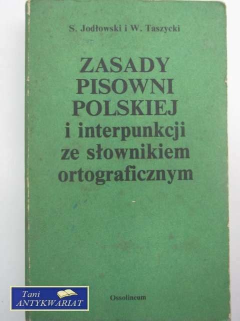 ZASADY PISOWNI POLSKIEJ