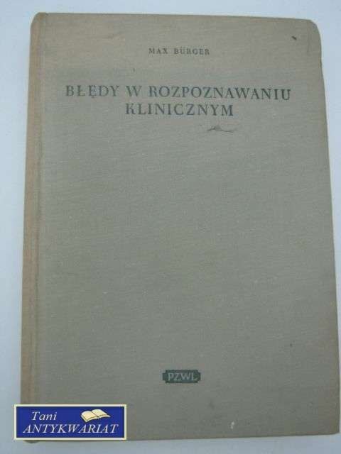 BŁĘDY W ROZPOZNAWANIU