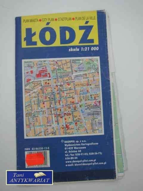 ŁÓDŹ PLAN MIASTA