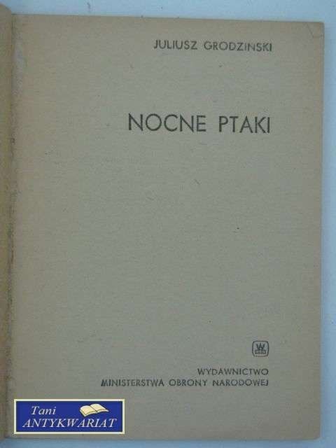 NOCNE PTAKI