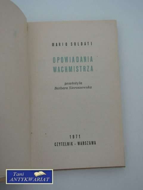 OPOWIADANIA WACHMISTRZA