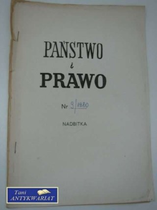 PAŃSTWO I PRAWO