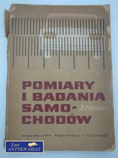 POMIARY I BADANIA SAMOCHODÓW