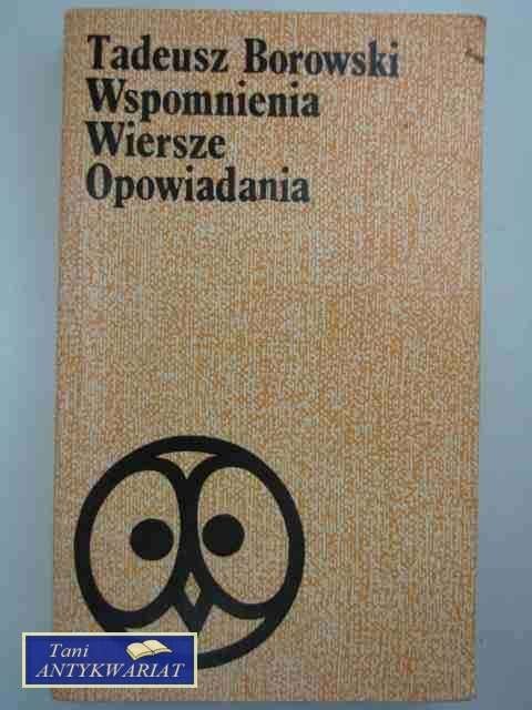WSPOMNIENIA, WIERSZE, OPOWIADANIA