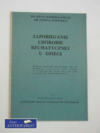 ZAPOBIEGANIE CHOROBIE REUMATYCZNEJ
